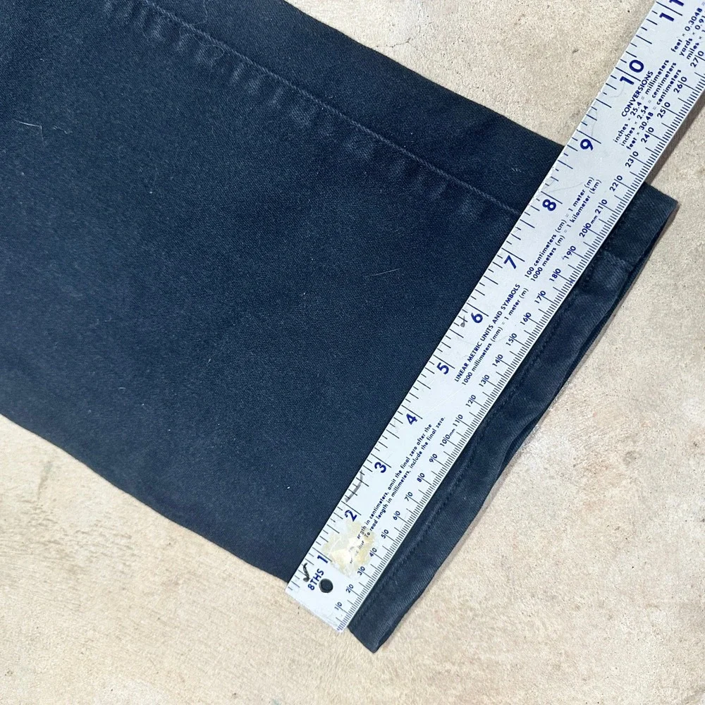 LRL Lauren Ralph Lauren Modern Straight Curvy Jeans Size 16 Black Dark Wash